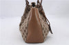 Authentic GUCCI Shoulder Tote Bag GG Canvas Leather 94898 Brown 2048D