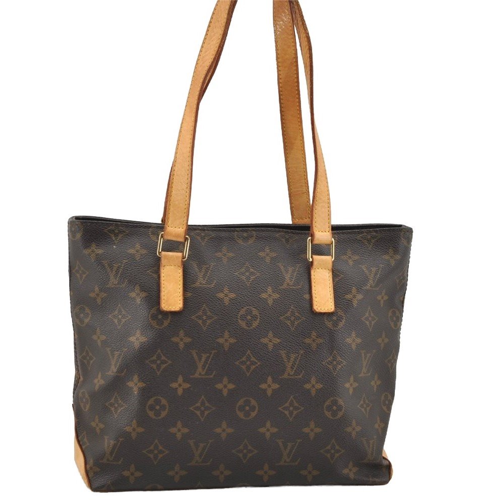 Authentic Louis Vuitton Monogram Cabas Piano Shoulder Tote Bag M51148 LV 2048I