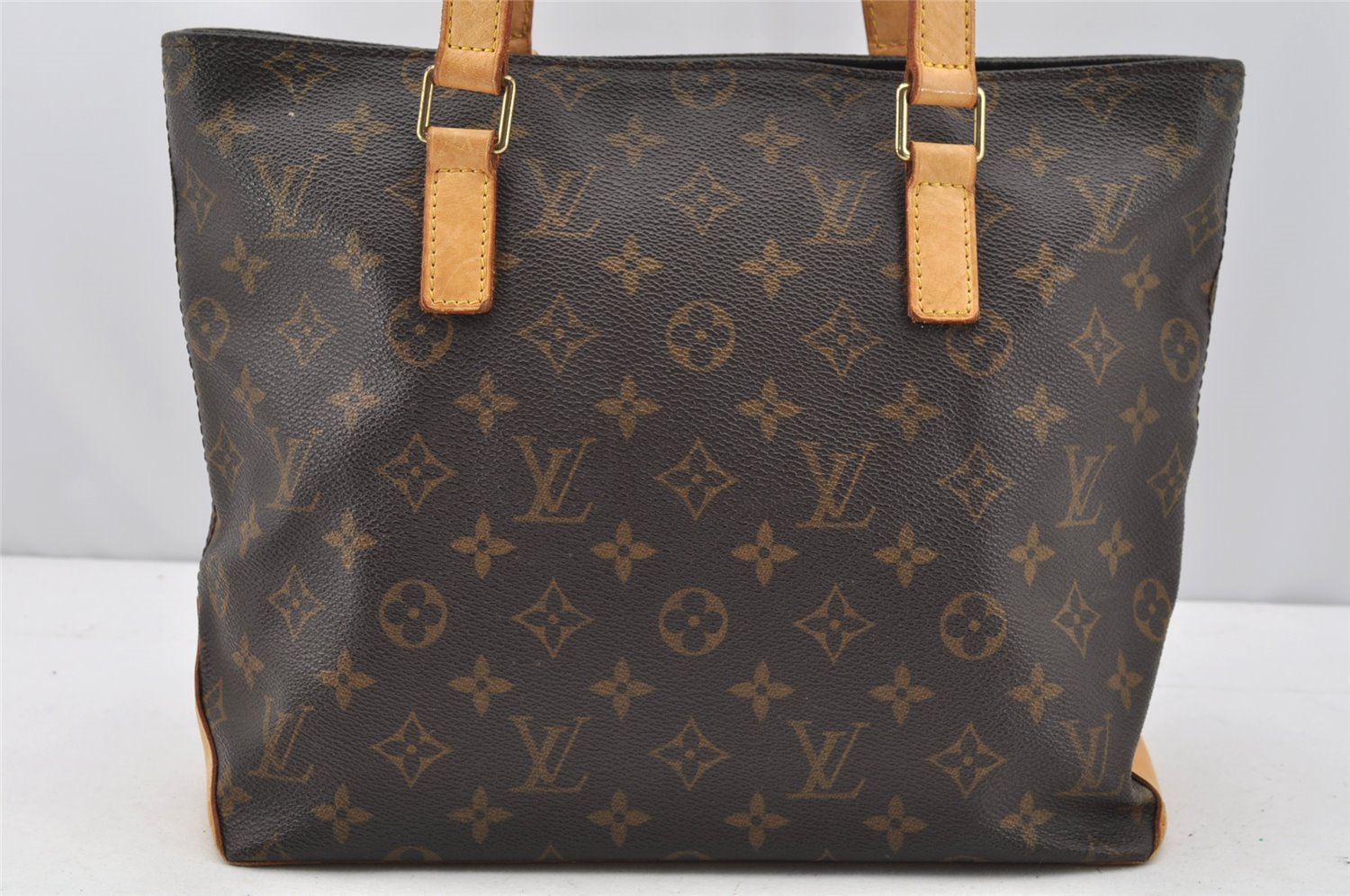 Authentic Louis Vuitton Monogram Cabas Piano Shoulder Tote Bag M51148 LV 2048I