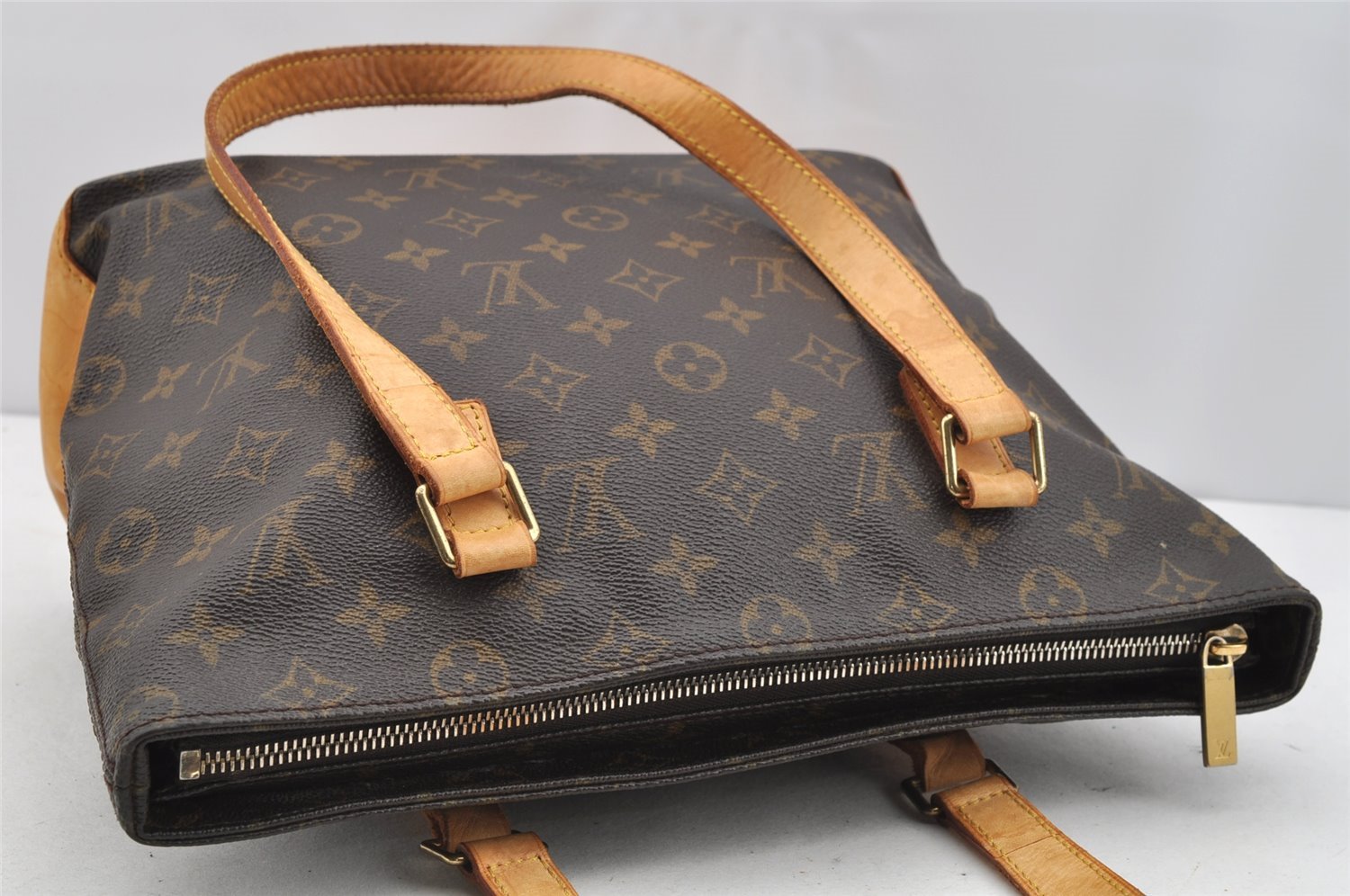 Authentic Louis Vuitton Monogram Cabas Piano Shoulder Tote Bag M51148 LV 2048I