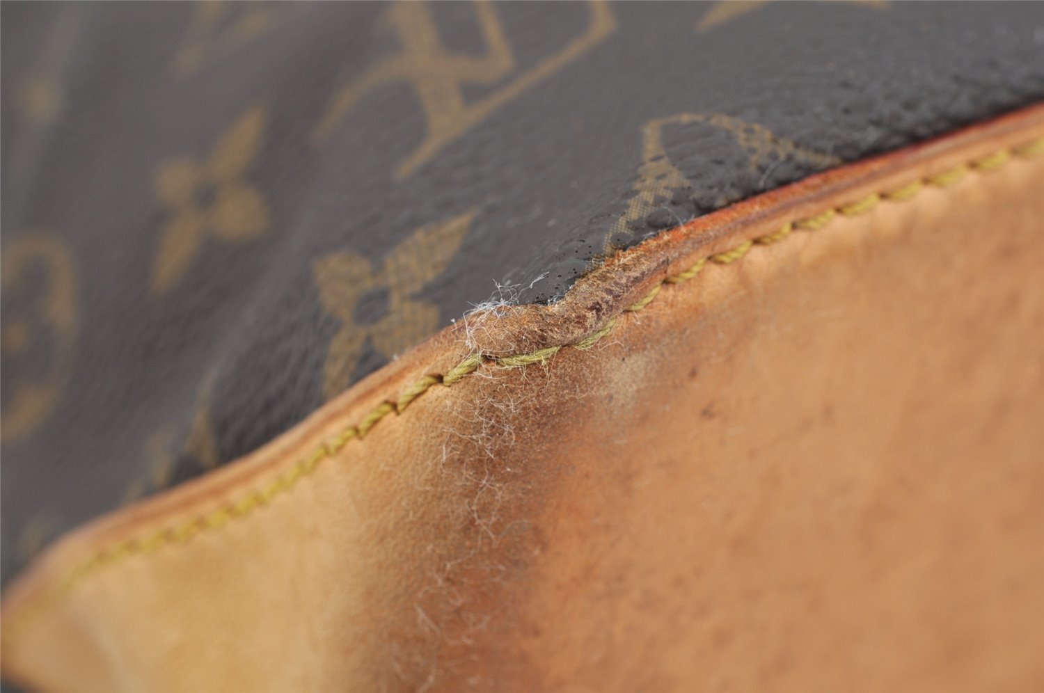 Authentic Louis Vuitton Monogram Cabas Piano Shoulder Tote Bag M51148 LV 2048I