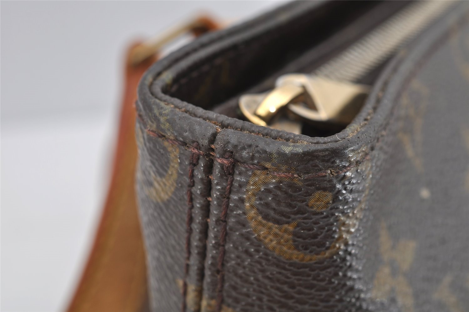 Authentic Louis Vuitton Monogram Cabas Piano Shoulder Tote Bag M51148 LV 2048I