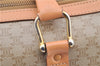 Authentic CELINE Macadam Blason Pattern Hand Boston Bag PVC Leather Beige 2049G