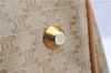 Authentic CELINE Macadam Blason Pattern Hand Boston Bag PVC Leather Beige 2049G