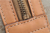 Authentic CELINE Macadam Blason Pattern Hand Boston Bag PVC Leather Beige 2049G