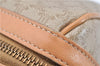 Authentic CELINE Macadam Blason Pattern Hand Boston Bag PVC Leather Beige 2049G
