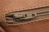 Authentic CELINE Macadam Blason Pattern Hand Boston Bag PVC Leather Beige 2049G