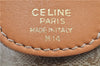 Authentic CELINE Macadam Blason Pattern Hand Boston Bag PVC Leather Beige 2049G
