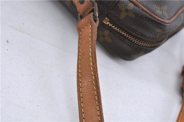 Auth Louis Vuitton Monogram Trocadero 23 Shoulder Cross Body Bag M51276 LV 2050D