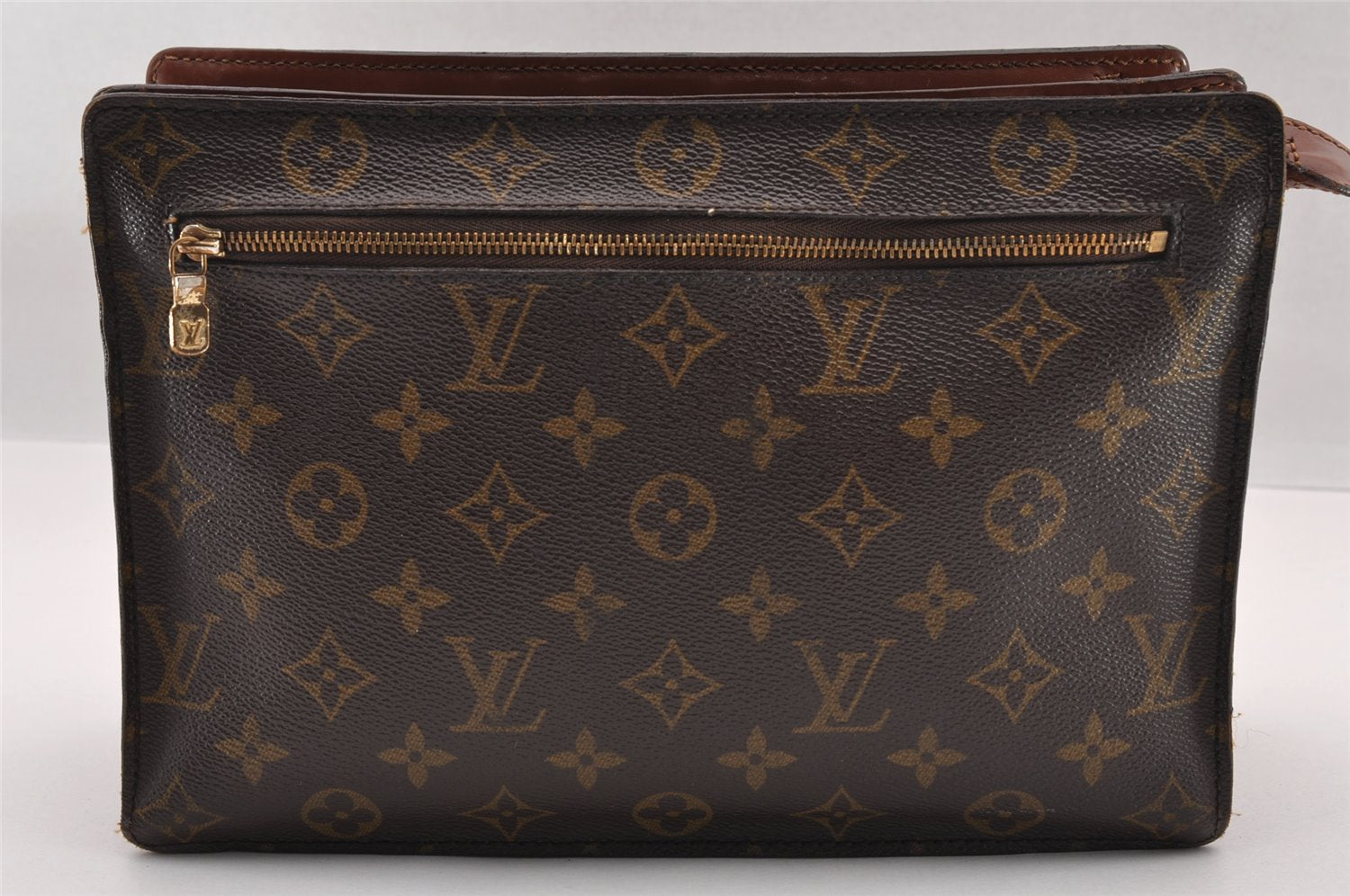 Authentic Louis Vuitton Monogram Enghien Shoulder Cross Bag M51205 LV Junk 2050I
