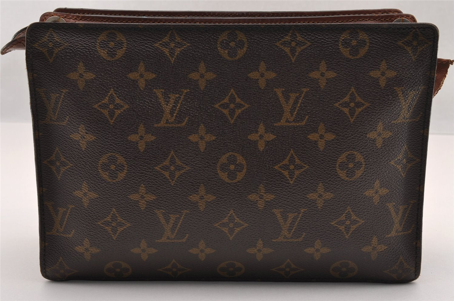 Authentic Louis Vuitton Monogram Enghien Shoulder Cross Bag M51205 LV Junk 2050I