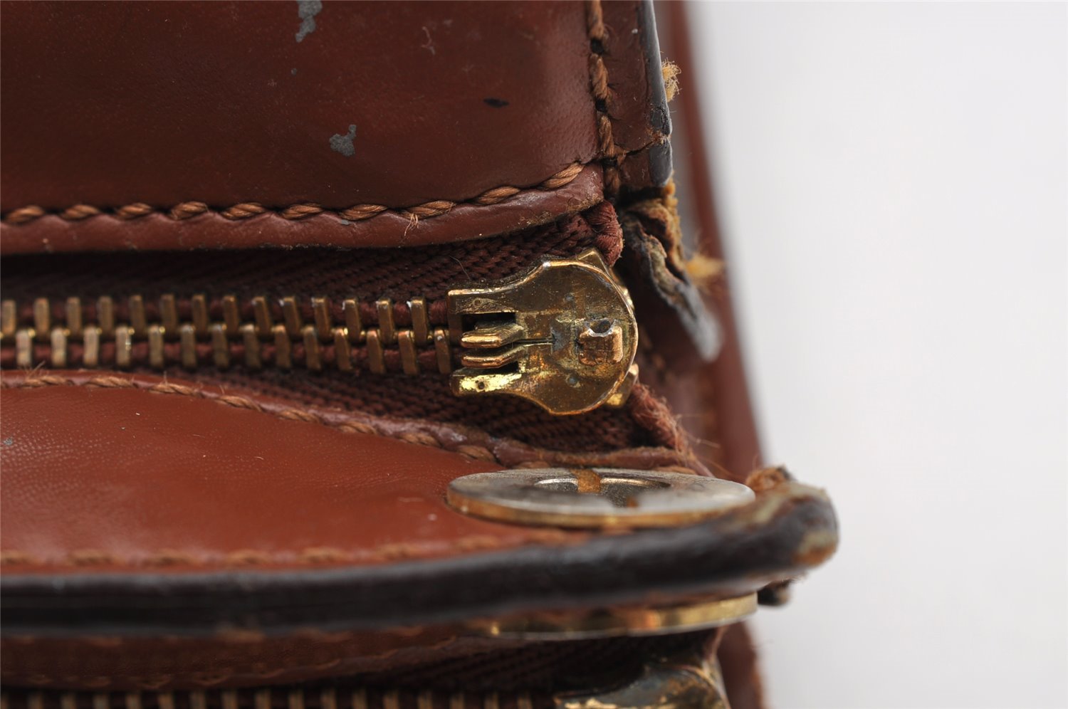 Authentic Louis Vuitton Monogram Enghien Shoulder Cross Bag M51205 LV Junk 2050I