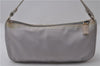 Authentic PRADA Tessuto Sport Nylon Hand Bag Pouch MV633 Light Purple 2051D