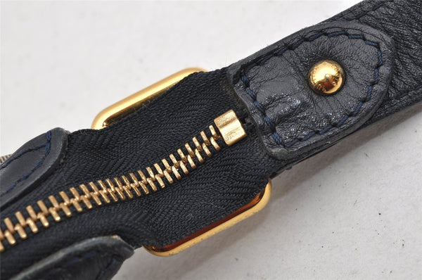 Auth Louis Vuitton Monogram Idylle Rhapsody MM Shoulder Bag Blue M40404 LV 2051I