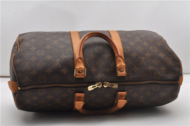 Authentic Louis Vuitton Monogram Keepall 45 Travel Boston Bag M41428 LV 2052G