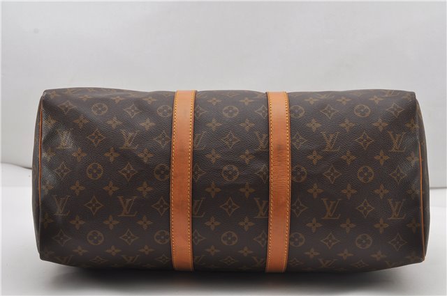 Authentic Louis Vuitton Monogram Keepall 45 Travel Boston Bag M41428 LV 2052G