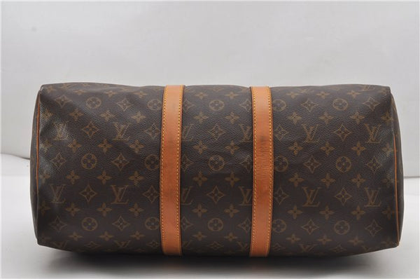 Authentic Louis Vuitton Monogram Keepall 45 Travel Boston Bag M41428 LV 2052G