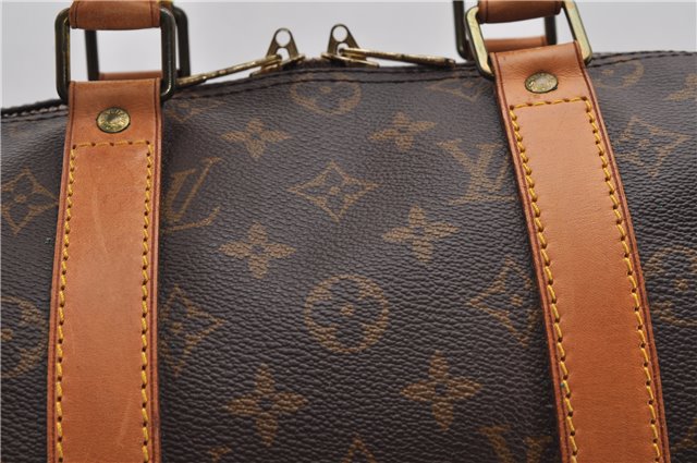 Authentic Louis Vuitton Monogram Keepall 45 Travel Boston Bag M41428 LV 2052G