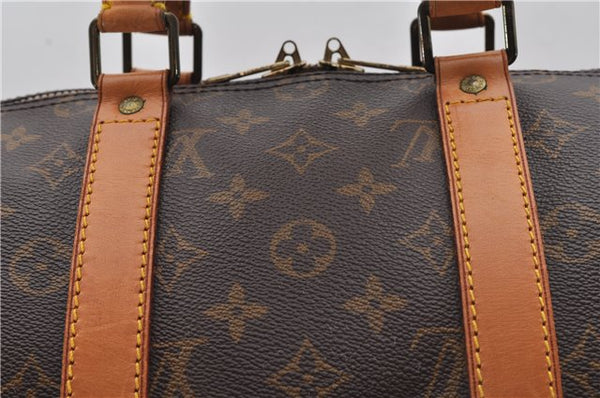 Authentic Louis Vuitton Monogram Keepall 45 Travel Boston Bag M41428 LV 2052G