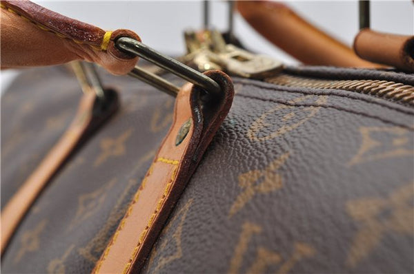 Authentic Louis Vuitton Monogram Keepall 45 Travel Boston Bag M41428 LV 2052G