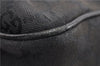 Authentic GUCCI Vintage Shoulder Tote Bag GG Canvas Leather 113017 Black 2053G