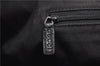 Authentic GUCCI Vintage Shoulder Tote Bag GG Canvas Leather 113017 Black 2053G