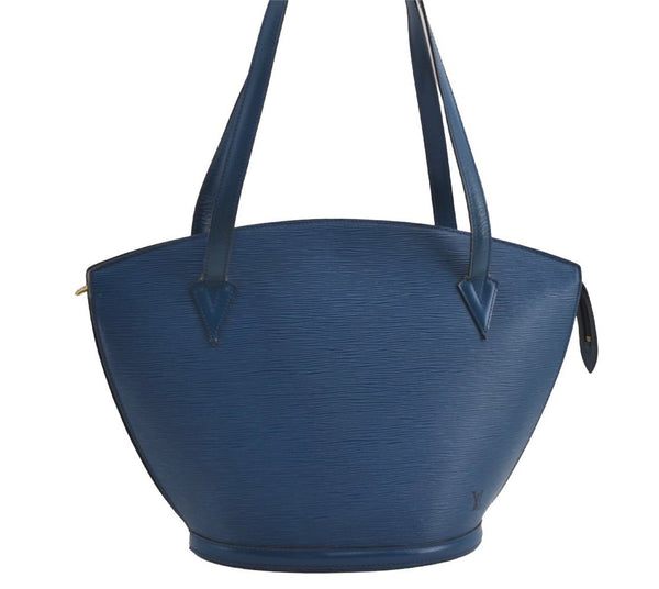 Auth Louis Vuitton Epi Saint Jacques Shopping Shoulder Bag Blue M52265 LV 2053I
