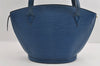 Auth Louis Vuitton Epi Saint Jacques Shopping Shoulder Bag Blue M52265 LV 2053I