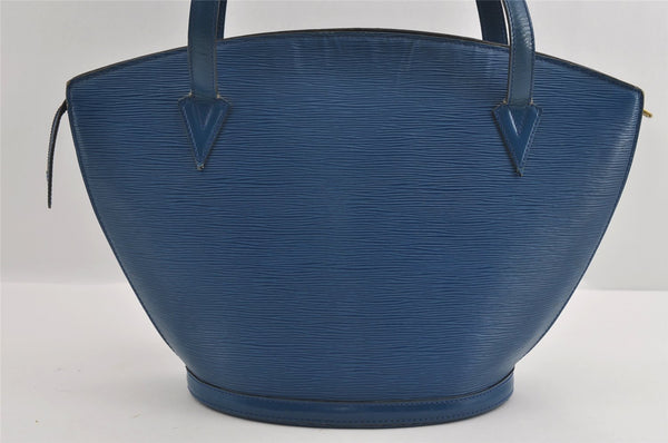 Auth Louis Vuitton Epi Saint Jacques Shopping Shoulder Bag Blue M52265 LV 2053I