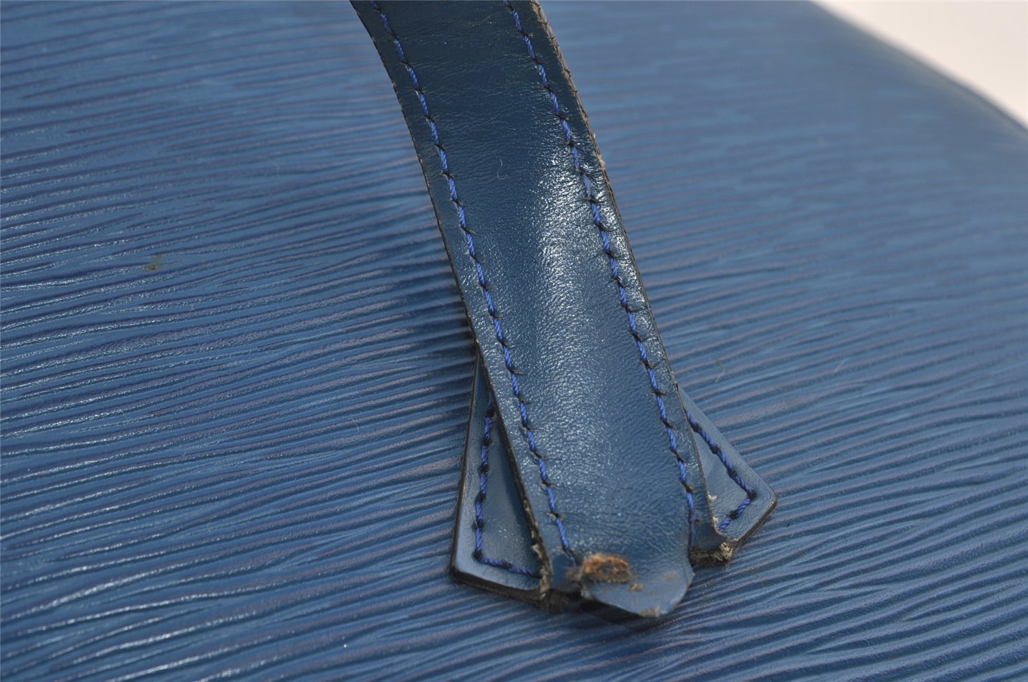 Auth Louis Vuitton Epi Saint Jacques Shopping Shoulder Bag Blue M52265 LV 2053I