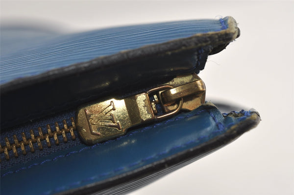 Auth Louis Vuitton Epi Saint Jacques Shopping Shoulder Bag Blue M52265 LV 2053I