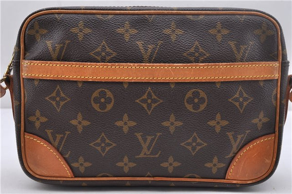 Auth Louis Vuitton Monogram Trocadero 23 Shoulder Cross Body Bag M51276 LV 2055D