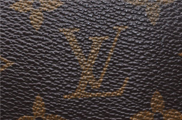 Auth Louis Vuitton Monogram Trocadero 23 Shoulder Cross Body Bag M51276 LV 2055D