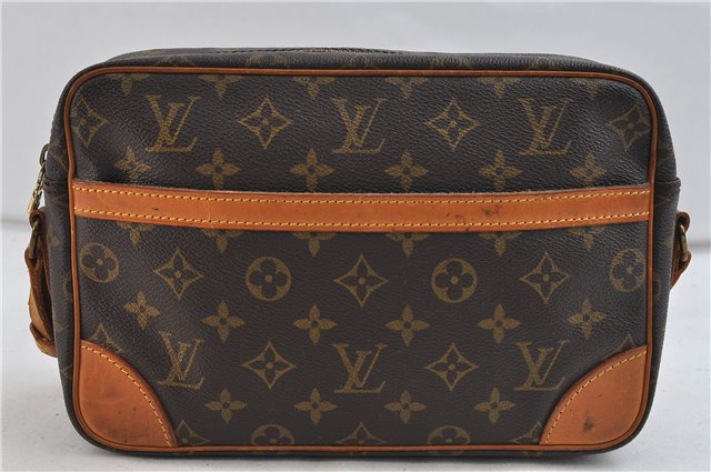 Auth Louis Vuitton Monogram Trocadero 27 Shoulder Cross Body Bag M51274 LV 2056D