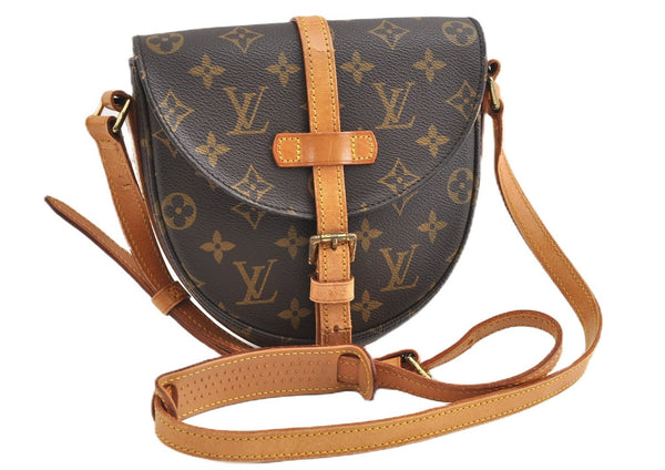 Authentic Louis Vuitton Monogram Chantilly PM Shoulder Cross Bag M51234 LV 2056G