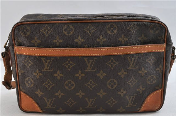 Auth Louis Vuitton Monogram Trocadero 30 Shoulder Cross Body Bag M51272 LV 2057D