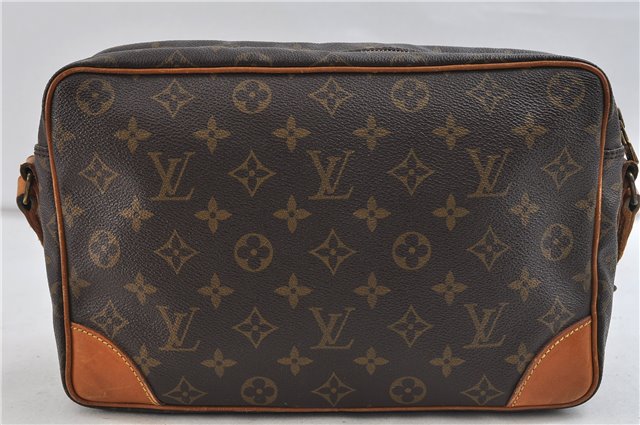 Auth Louis Vuitton Monogram Trocadero 30 Shoulder Cross Body Bag M51272 LV 2057D