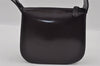 Authentic GUCCI Interlocking G Shoulder Bag Purse Enamel Dark Purple Junk 2057I