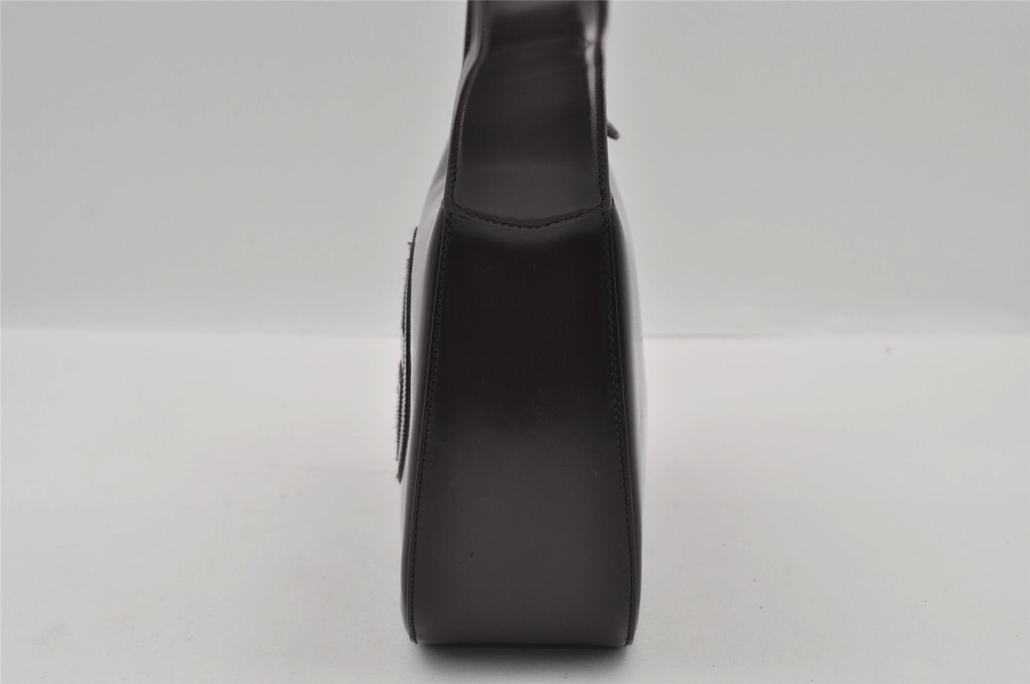 Authentic GUCCI Interlocking G Shoulder Bag Purse Enamel Dark Purple Junk 2057I