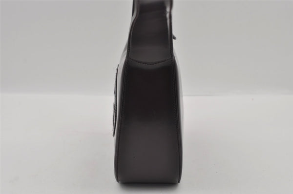 Authentic GUCCI Interlocking G Shoulder Bag Purse Enamel Dark Purple Junk 2057I