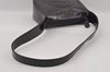 Authentic GUCCI Interlocking G Shoulder Bag Purse Enamel Dark Purple Junk 2057I