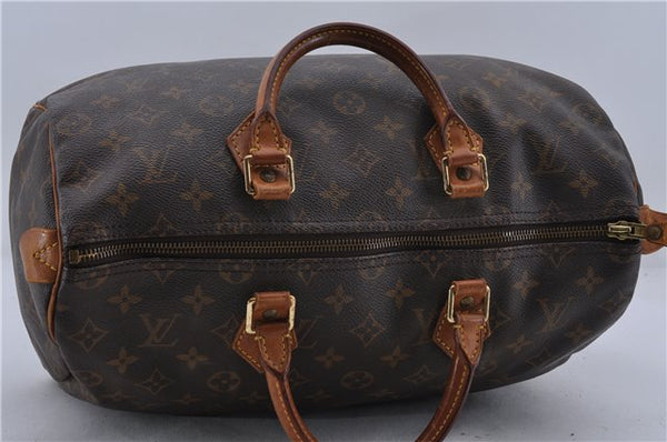 Authentic Louis Vuitton Monogram Speedy 35 Hand Bag M41524 LV 2059D