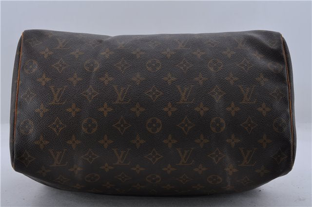 Authentic Louis Vuitton Monogram Speedy 35 Hand Bag M41524 LV 2059D