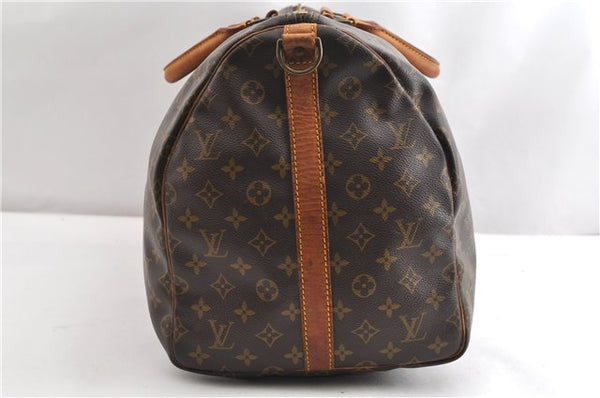 Authentic Louis Vuitton Monogram Keepall Bandouliere 55 M41414 Boston Bag 2059G