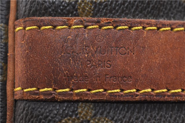 Authentic Louis Vuitton Monogram Keepall Bandouliere 55 M41414 Boston Bag 2059G