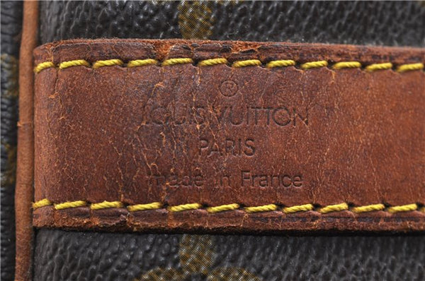 Authentic Louis Vuitton Monogram Keepall Bandouliere 55 M41414 Boston Bag 2059G