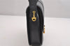 Authentic GUCCI Vintage Shoulder Cross Body Bag Purse Leather Black 2059I