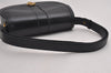 Authentic GUCCI Vintage Shoulder Cross Body Bag Purse Leather Black 2059I