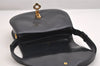 Authentic GUCCI Vintage Shoulder Cross Body Bag Purse Leather Black 2059I