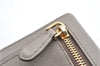 Authentic PRADA Saffiano Metal Leather Long Wallet Purse 1M1132 Beige Box 2060G